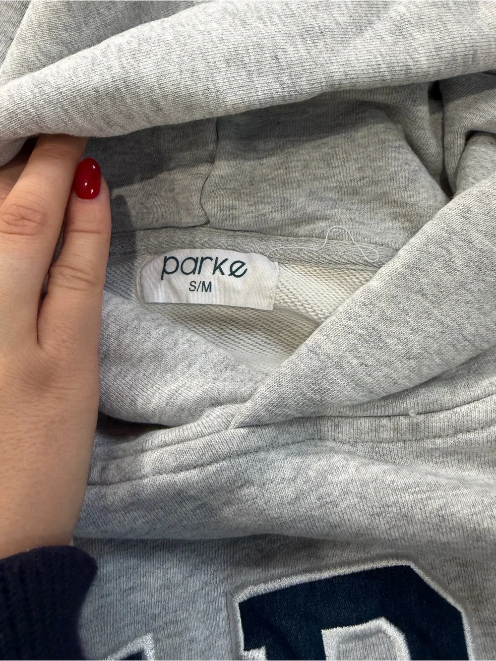 Parker grey hooded